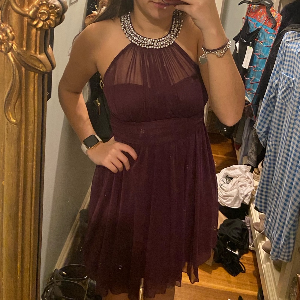 Speechless Purple Pearl Dress